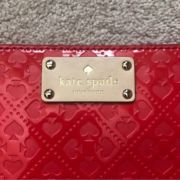 Kate Spade Red Patent Crossbody - Picture 3 of 11